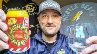 Ever try a Brandy Barrel-Aged Lager? 😳 Lakefront Brewery 🍺 2024 Holiday Spice Lager Beer 🍺 #Review