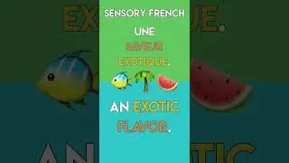 Sensory French Descriptions (A2-B1)
