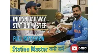 &ldquo;Station Master कैसे बनते हैं? | Railway Job Profile Real Interview&rdquo;#indianrailways #viral 