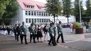 Schützenfest Verl 2014 - Antreten auf dem Kühlmannplatz