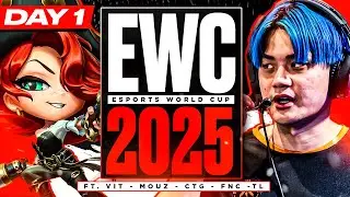 EWC 2025 Day 1 Costream Featuring VIT, MOUZ, CTG, FNC, and TL! | Frodan Set 15 VOD