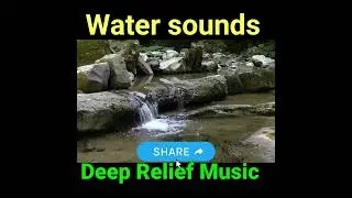 Relaxing  with water sounds #shorts #water #sounds #music #calming #deep #relief  #DeepReliefMusic