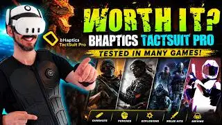 The TactSuit Pro Vs the BEST VR GAMES!
