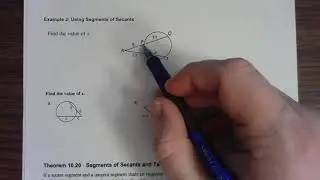 Segments of Secants Theorem