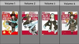 All Fire Force Manga Covers