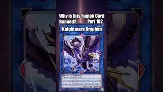 Why is Knightmare Gryphon Banned? In 1 Minute! #yugiohtcg  #yugiohmasterduel #banlist #yugiohcards