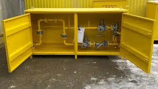 ГРПН-300-2У1-СГ Газорегуляторный пункт шкафной с катушкой под счетчик
