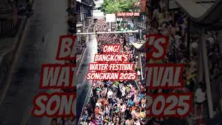 I EXPERIENCE SONGKRAN WATER FESTIVAL in Bangkok & it&rsquo;s SO CRAZY! #viral #thailand #songkran2025