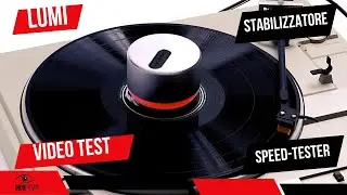 Stabilizzatore per giradischi e speed-tester