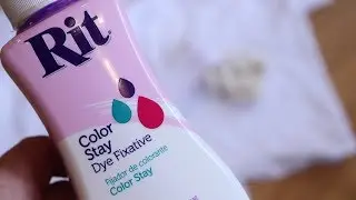 Rit Colorstay Dye Fixative - Does it Make a Difference when Dyeing Cotton?