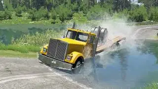 Cars vs Deep Water #2 &ndash; BeamNG.Drive