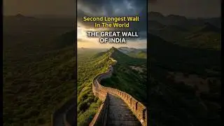 Second longest wall in the World - The Great wall of India  #amazingfacts #india #top #indian
