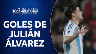 TODOS LOS GOLES DE JULI&Aacute;N &Aacute;LVAREZ EN ELIMINATORIAS SUDAMERICANAS