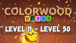 Colorwood Words: Level 11 - Level 50 Answers