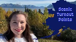 Stopping at most of the scenic turnout points on Turnagain Arm | Autumn in Alaska 11