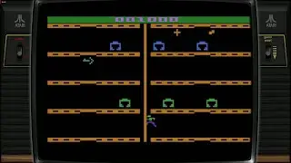 Adventures of Tron (Atari 2600) Gameplay &ndash; Classic M Network Platform Action!