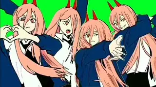 Anime Green Screen: Chainsaw Man - Power