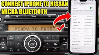 Как подключить iPhone к Nissan Micra по Bluetooth | Простое пошаговое руководство (также для стар...