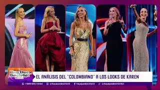 “Fue de menos a más”: El “Colombiano” comenta los looks de Karen Doggenweiler | Hay Que Decirlo
