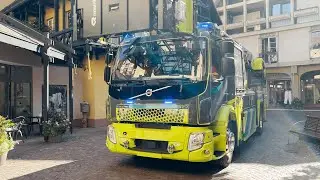 Field test aerial ladder L32A-XS electric - Rosenbauer