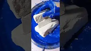 Gym Chalk Dip in Paste and Crush #short #shorts #gymchalk #crunchyasmr #dippedchalk