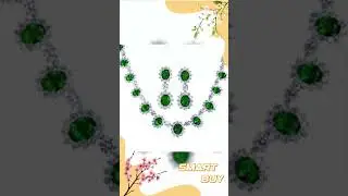 Oval Zirconite Cubic Zirconia Couture Necklace. 628N5099
