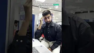 When your code in under review
