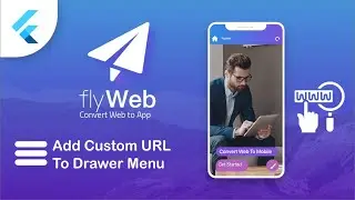 Fly Web - Customize List Navigation Drawer Menu - Flutter Web to App