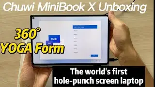 Распаковка ноутбука CHUWI MiniBook X с перфорированным экраном | Minixpc.com