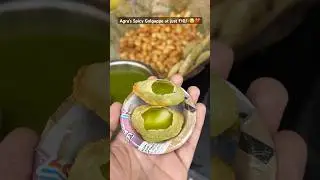 Agra&rsquo;s Famous Golgappe😋🥵 at just ₹10/- #shorts #golgappa #indianstreetfood
