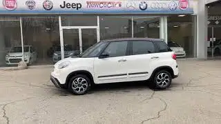 Nuova Fiat 500L 1.4 95cv Connect MY 21 Bi-Colore Bianco Gelato + Tetto Nero Lucido Euro 6D-Final