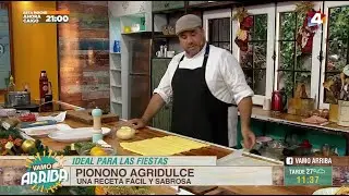 Vamo Arriba - Pionono agridulce, ideal para las fiestas