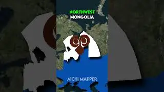 Fall of Mongol Empire | #geography #mapping #history #mongolia #asia #empire #shorts #mapper