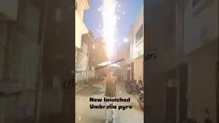 New Umbrella Pyro | Official event decoration #pyro #event