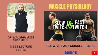 DIFFERENCE BETWEEN SLOW AND FAST MUSCLE FIBERS | NERVE & MUSCLE PHYSIOLOGY | DR NAUMAN AZIZ | 2025