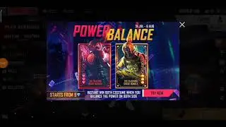 BALANCED ! FREE FIRE NEW EVENT POWER BALANCE