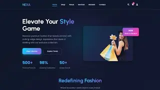 Create a Complete Responsive Fashion Store Ecommerce Website Using HTML CSS JavaScript Step by