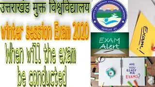 uou exam 2020|Uttarakhand Open University Winter Session Exam 2020|uou winter session exam 2020.21