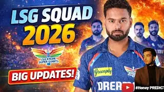 LSG Squad 2026 🔥 | Full Team, Big Players & Shocking Updates अद्भुत squad भाई 😱