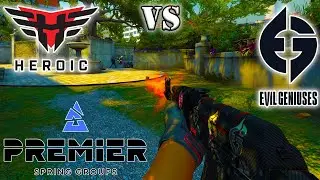 Heroic vs Evil Geniuses Highlights BLAST Premier: Spring Groups 2023 - CSGO