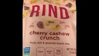 RIND Cherry Cashew Crunch Taste Test and Review