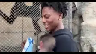 iSHOWSPEED Plays With Spider Monkeys | Scared Full