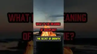What is the Meaning of Discipline? | The Secret of Growth #discipline #mindset #growth #motivation