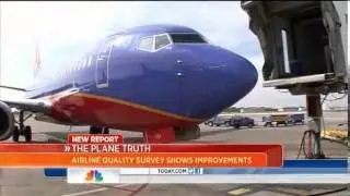 Airlines improve on-time performance