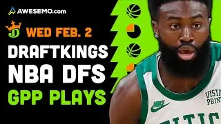 DraftKings NBA DFS Picks Today: Top Contrarian GPP Fantasy Basketball Sleepers | Wednesday 2/2/22