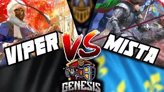 AGE OF EMPIRES 4: TheViper (Ab&aacute;ssida) vs. TheMista (Franceses) | AOE4 EGC GENESIS FINAL J6
