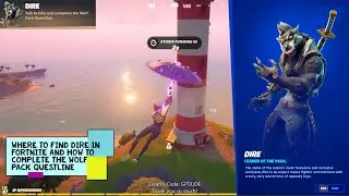 Where to find DIRE in Fortnite and How to complete the Wolf Pack Questline
