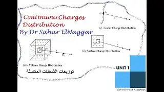 6- LEC 02 Continuous Charges distribution  توزيعات الشحنات المتصلة