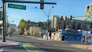 Quiet walk in Las Vegas