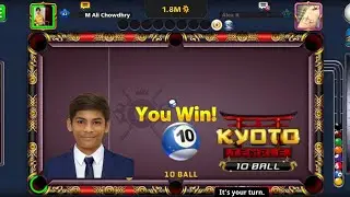 UNSTOPPABLE WIN 😱🔥 | Kyoto Temple 10 Ball | 8 Ball Pool PRO Shot 🎱 ALI GAMING 